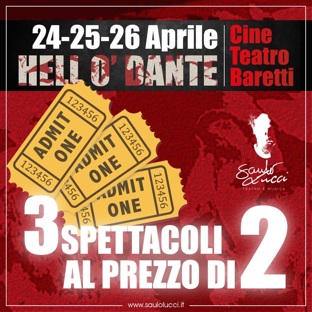 Hell O’ Dante Cineteatro Baretti PROMO