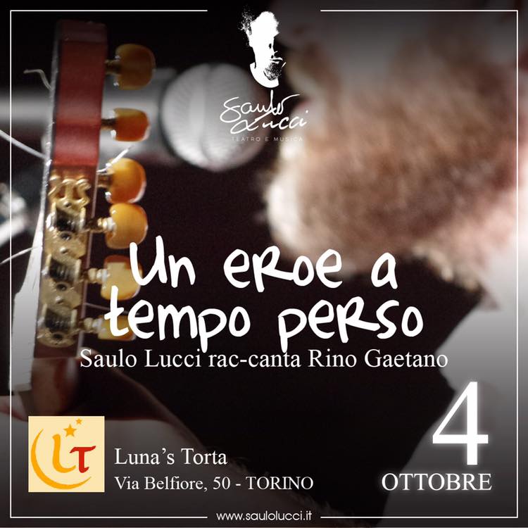 Venerdì 4 Ottobre al Luna’s Torta