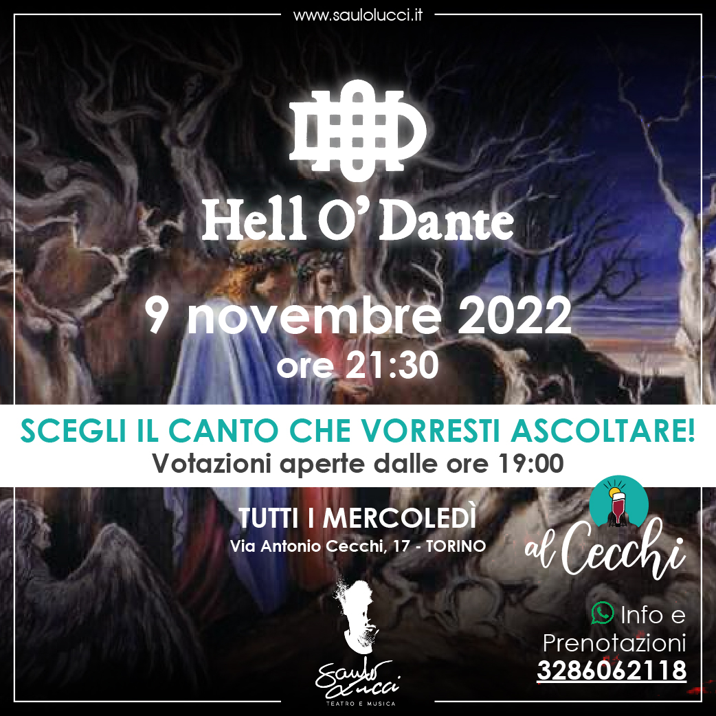 Hell O’ Dante 9 novembre