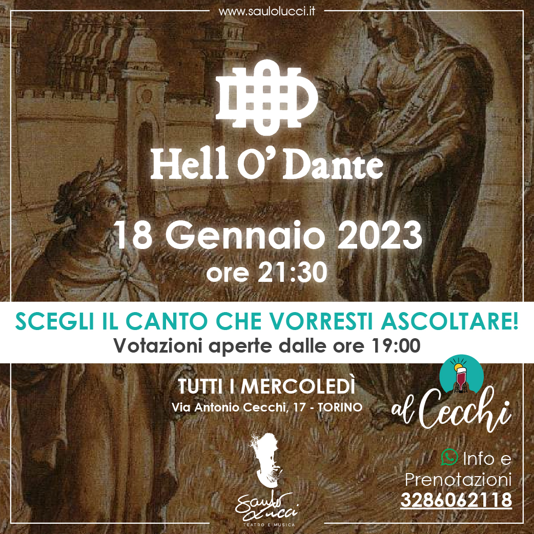 Hell O’ Dante 18 gennaio 2023