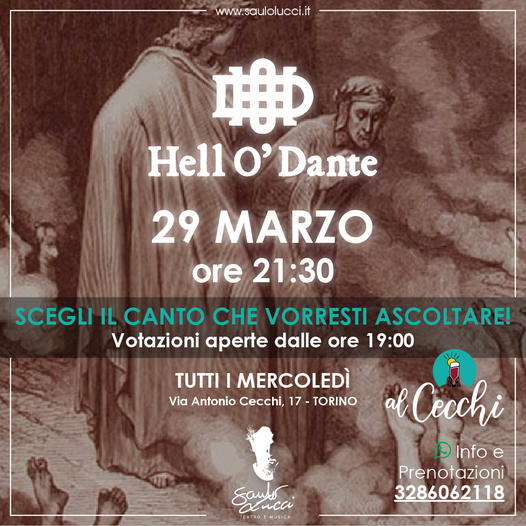 Accadde mercoledì ad Hell O’ Dante