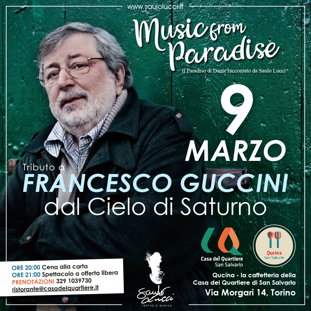 Francesco Guccini dal Cielo di Saturno