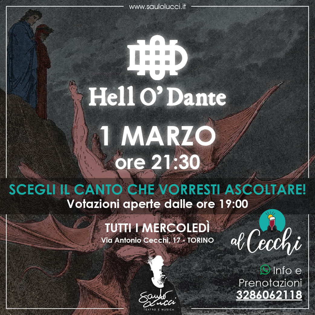 Hell O’ Dante: 1 marzo