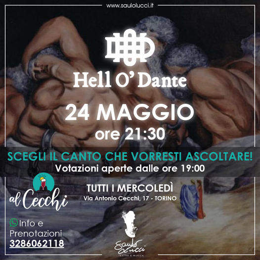 Hell O’ Dante: Chiara va a estrarre il XXXI