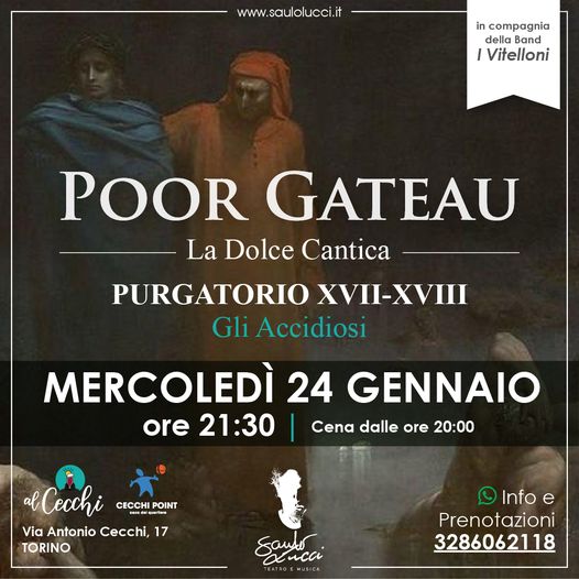 Purgatorio XVII-XVIII: Gli Accidiosi