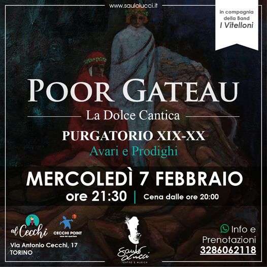 Poor Gateau: Purgatorio XIX-XX